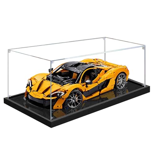 Acrylic Display Case Compatible with Lego 42172 P1 Building Block Model Protective UV Dust Collector Box Collectors Gift Protect and decorate your masterpieces Box Only Transparent 3mm
