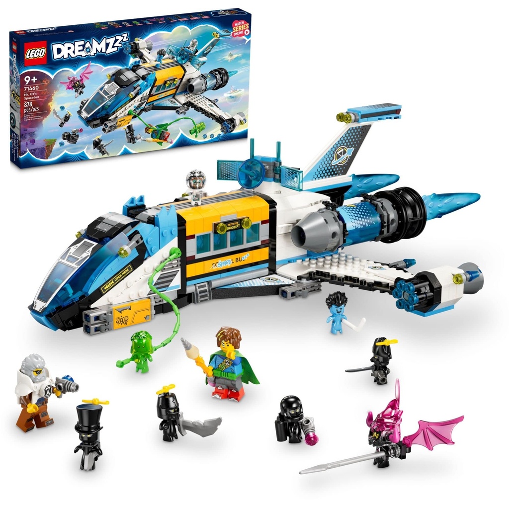 LEGO DREAMZzz Mr Ozs Spacebus 71460 Spaceship Toy Building Set Christmas Toy for Kids Space Shuttle School Bus Unique Space Travel Gift for 9 Year Olds to Play on Their Own or with Friends