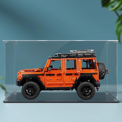 Acrylic Display Cases Box Suitable for Lego 42177 G500 Offroad Vehicle CarDisplay Box Used for Model Display Dustproof Collectible Storage Model Not Included 3mm transparent