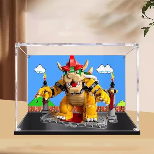 Acrylic Display Case Is Compatible with Lego 71411 Powerful Kubawang Model Collectibles Dustproof Clear Display Box only Storage Box 3mm background
