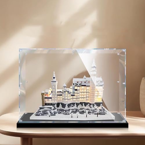 Transparent Acrylic Display Casefor Lego Swan Lake Castle Model Clear BoxStorage BoxDisplay BoxCompatible with Castle Model Display Box only SClass Regular