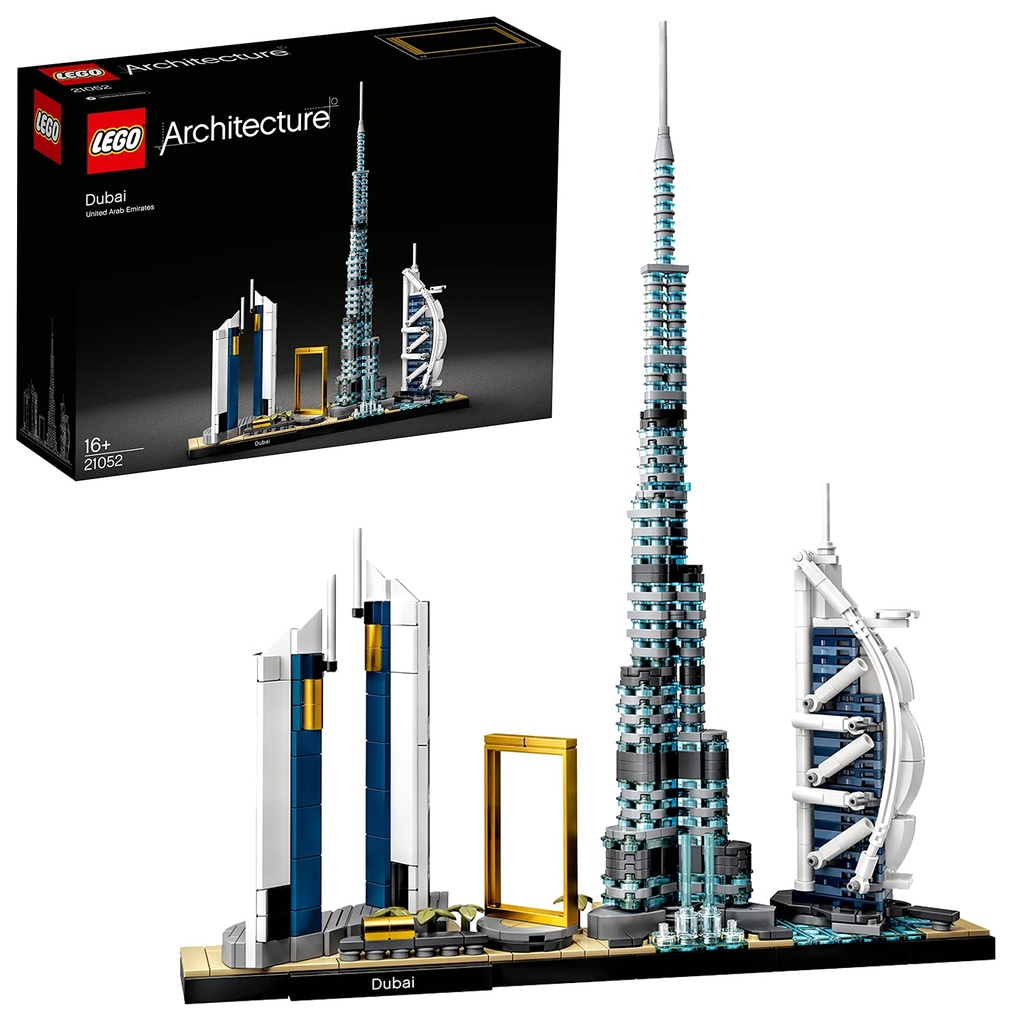 LEGO 21052 Architecture Dubai Model Skyline Collection Collectible Building Set