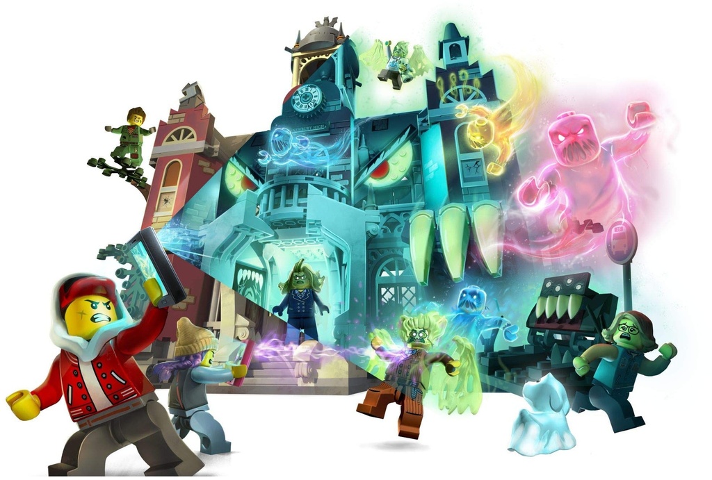 LEGO Hidden Side 70425 Newbury Haunted High School Construction Big Set AR Games app Interactive Augmented Reality Ghost Playset Gifts for 9 Years Old Boys and Girls