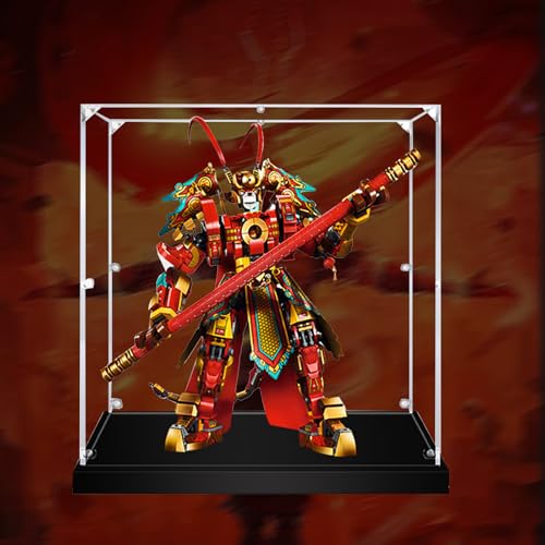 3MM Acrylic Display Case for Lego 80012 Monkey King Warrior Mech Dustproof Show Case for Lego Monkey King Warrior Mech 80012 Case Only 2mm