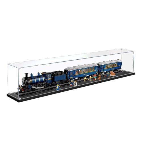 Clear Acrylic Display Case for Lego 21344 Model Train Set Storage and Organization AccessoriesWithout Model Kit 2MM