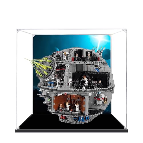 Acrylic Display Case for Lego 75159 Death Star Model 3mm Dustproof Display Box Display Case Compatible with Lego 75159 Model Not Included