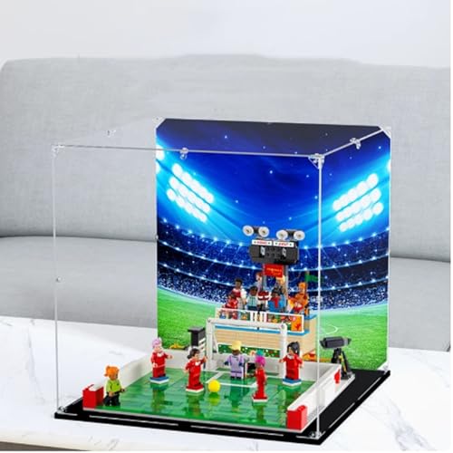 Transparent Acrylic Display Casefor Lego 40634 Light of The Race Model Clear BoxStorage BoxDisplay BoxCompatible with 40634 Model Display Box only Black Base
