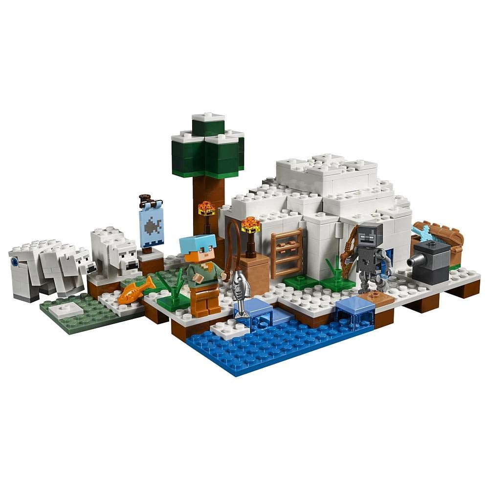 LEGO Minecraft The Polar Igloo 21142 Building Kit 278 Piece