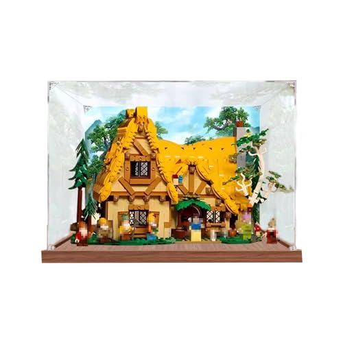 BoHeart Acrylic Display Case for Lego 43242 Building Block Model Dustproof Display Box Size403025 cm Model Not Included BackPainted Version