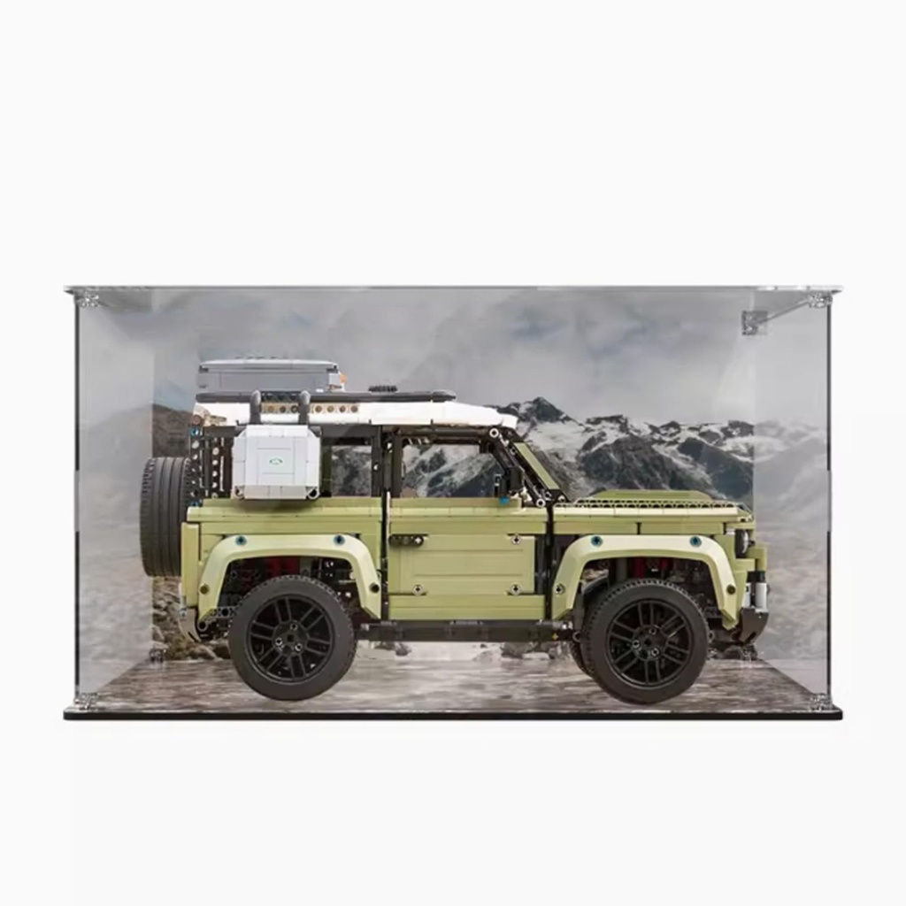 Clear Acrylic Display Box Compatible with Lego 42110 Offroad vehicle Building Block Models Protective Decorative Collectors Storage Box Box Only Background