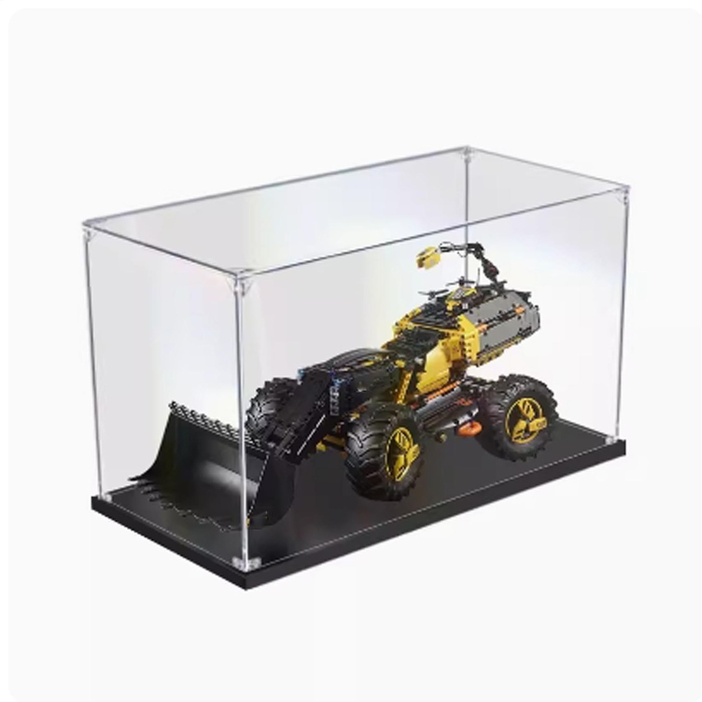 FEIFANBOYANG Acrylic Transparent Display Case for Lego 42030 Loaders Model Dustproof Transparent Display Case Showcase 295 98 118 inches Display Case Only 2mm