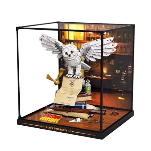 Acrylic Display Case for Lego 76391 Hogwartsses Icons Ultimate Display Solution for Model Collectibles Theme G