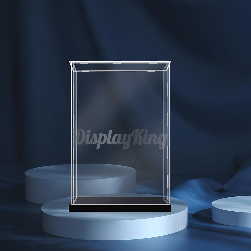 Acrylic display case for Lego Disney The Ice Castle 43197 Lego Set is not Included No background