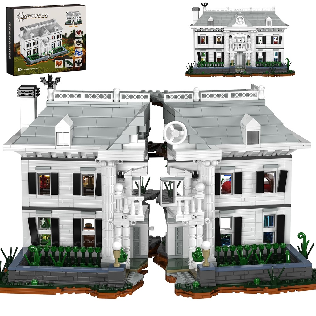 Jungle Adventure Game House Building Set Crackable House with Annimals Parrish Mansion House Film Building House Set Compatible with Lego Gifts for Fans and Boys and Girls Aged 12 1062 PCS