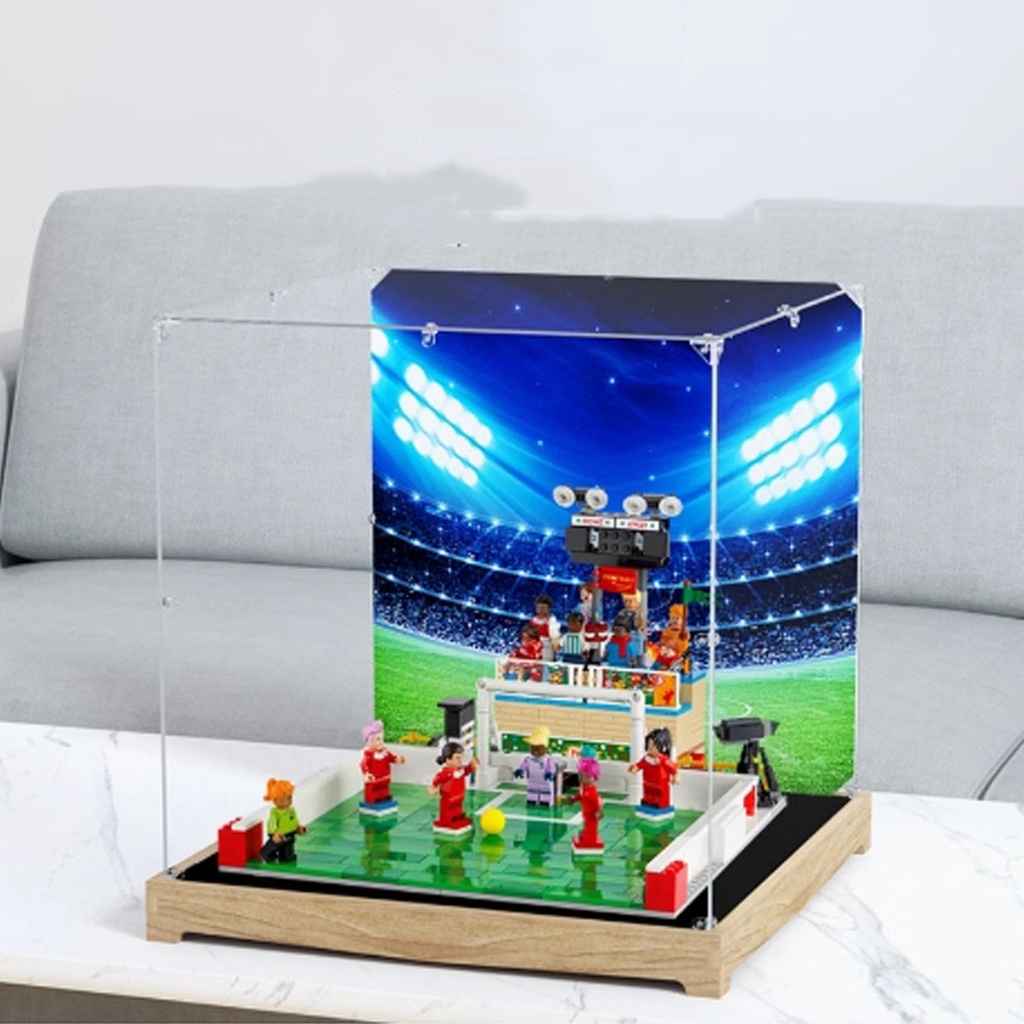Transparent Acrylic Display Casefor Lego 40634 Light of The Race Model Clear BoxStorage BoxDisplay BoxCompatible with 40634 Model Display Box only Log Color