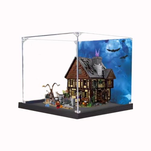 BoHeart Acrylic Display Case for Lego 21341 Building Blocks Model Dustproof Display Box Size 353035 cm Model Not Included BackPainted Version