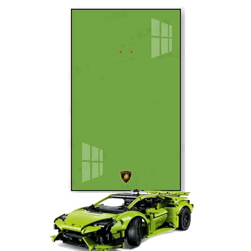 Display Wallboard for Lego Technic Lamborghlnl Huracán Tecnlca 42161 Advanced Sports Car Adult Collectibles Lego Car Wall Mount for Building Set Gifts for Lego Lovers Only Display Wallboard