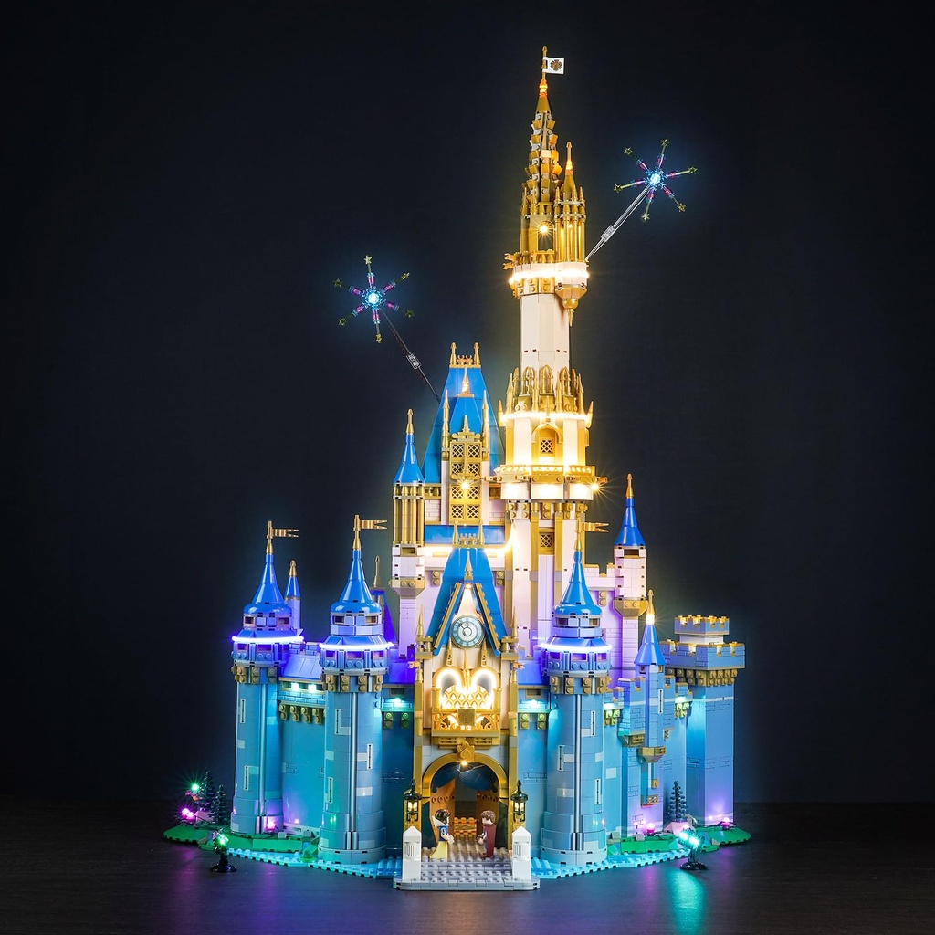 Led Light Kit for Lego Disney Castle Lighting Set for Lego 43222 Disney Castle Not Include Models Just Light Set Action Control Version