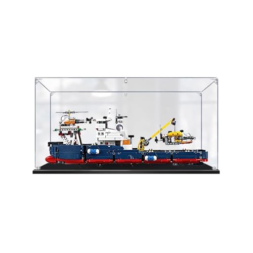 BoHeart Acrylic Display Case for Lego 42064 Building Block Model Dustproof Display Box Size581627 cm Model Not Included Classic Version3mm