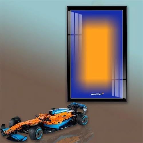Figures Display Wall Mount for LEGO for 42141 McLarren Formuula 1 Model Wall Mounting Bracket Decoration No Model A