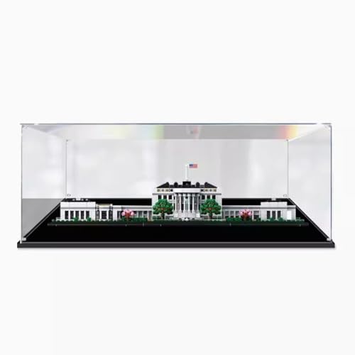 Transparent acrylic display box for Lego 21054 White House Building model collection dustproof display box display box only 3mm