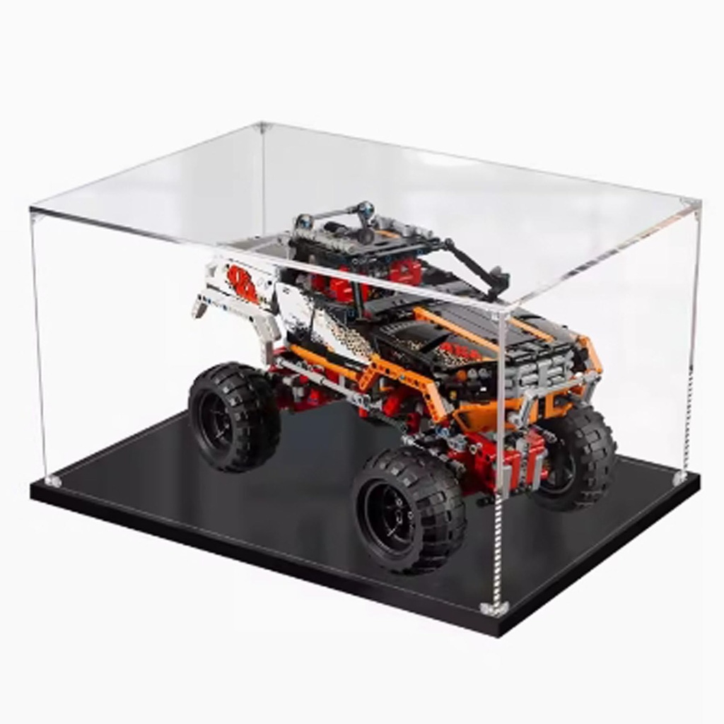 CHIFENMS Acrylic Display Box for Lego 9398 OffRoad Vehicles Clear Dustproof Display Box Box Only Lego Set Not Included 2mm