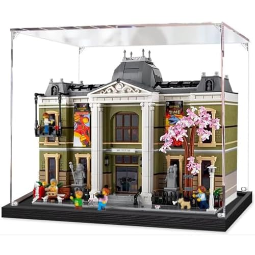 BoHeart Acrylic Clear Display Case for Lego 10326 Natural History Museum Display Box Collectibles Transparent Dustproof Showcase Storage Box Display Box