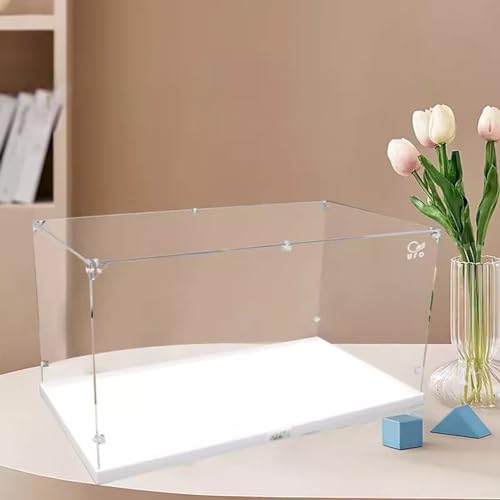 Acrylic Display Case Is Compatible with Lego 31142 Space Coaster Model Collectibles Dustproof Clear Display Box only Storage Box 3mm transparent