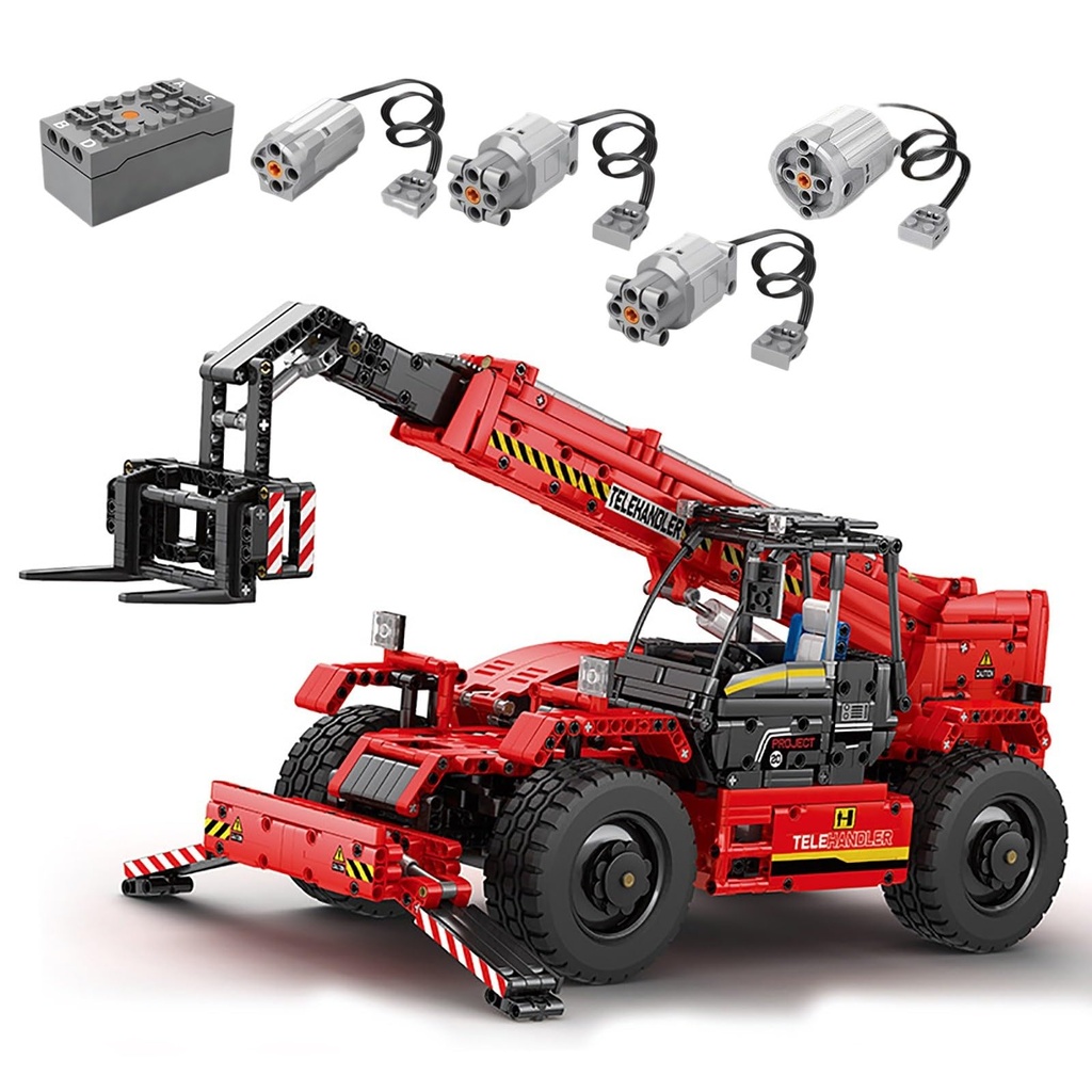 Building Blocks Truck 24GhzAPP Remote Control Forklift Model Building Kit with Motors Construction Vehicle Building Set 2260 Pcs Construction Toys Compatible with Lego