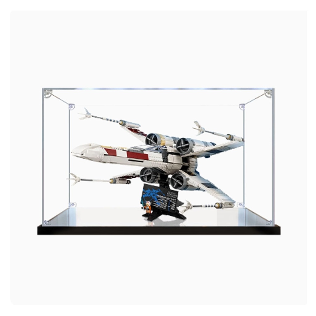 Dustproof Acrylic Clear Display Box Compatible with Lego XWing Interstellar Fighter 75355 Display BoxDustproof Box Storage BoxDisplay Box Only Display Box 3mm