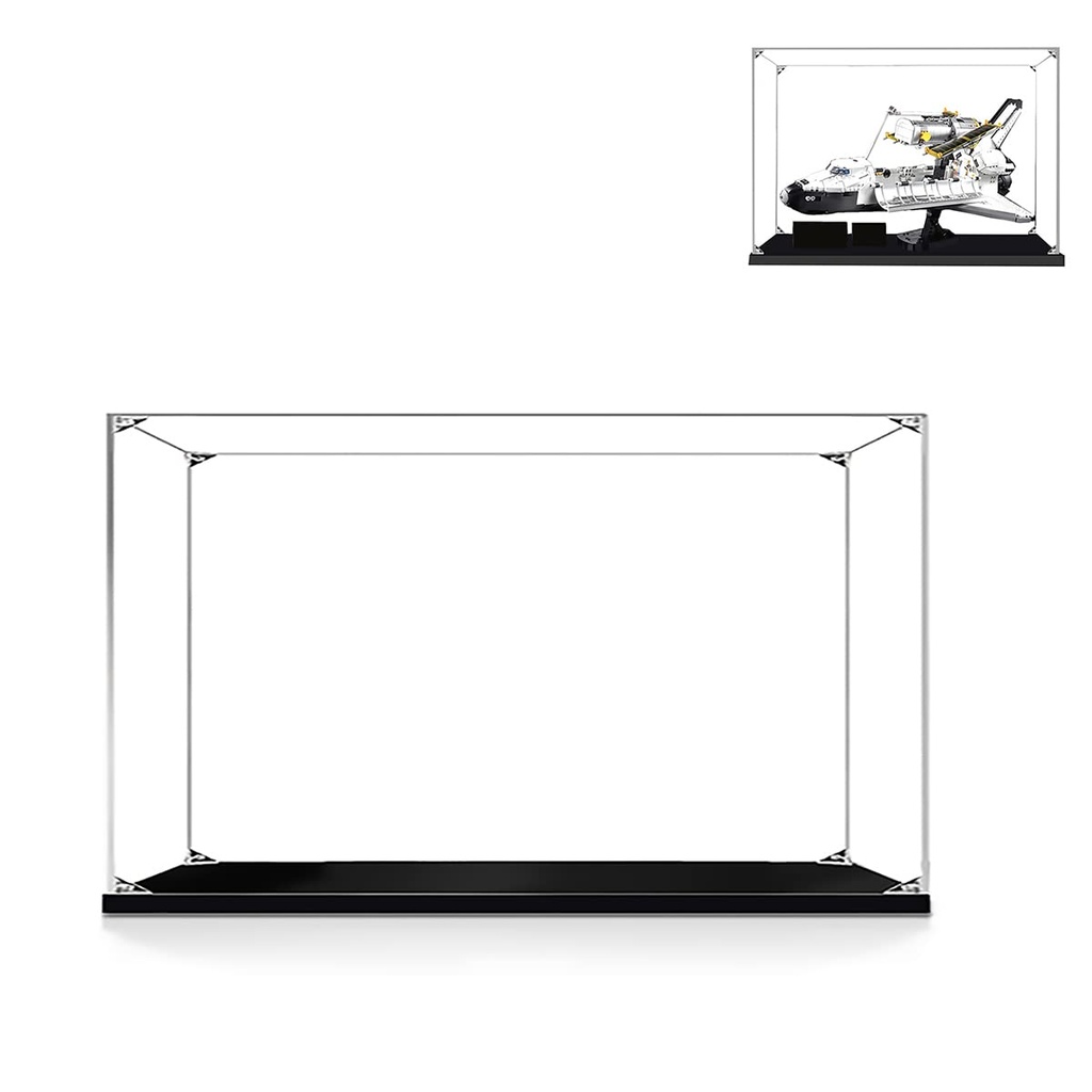 Hosdiy Acrylic Display Case for Space Shuttle Discovery 10283 Display Case Compatible with Lego 10283 Only Display Case No Building Set