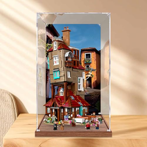 Acrylic display box for LEGO 76437 The Burrow Collectors Edition building block model transparent dust coverAcrylic Dustproof Transparent Custom Display Case No Model