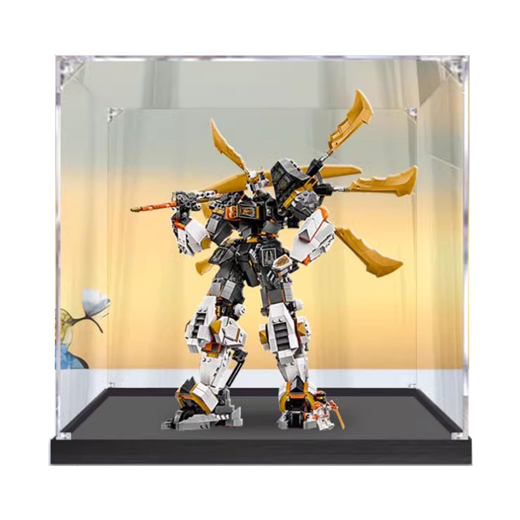 Transparent acrylic display box for Lego 71821 Mecha model collection dustproof display box display box only 3mm