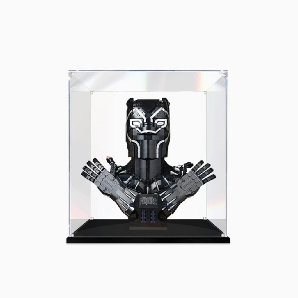Transparent acrylic display box for Lego 76215 Half Bust model collection dustproof display box display box only 3mm