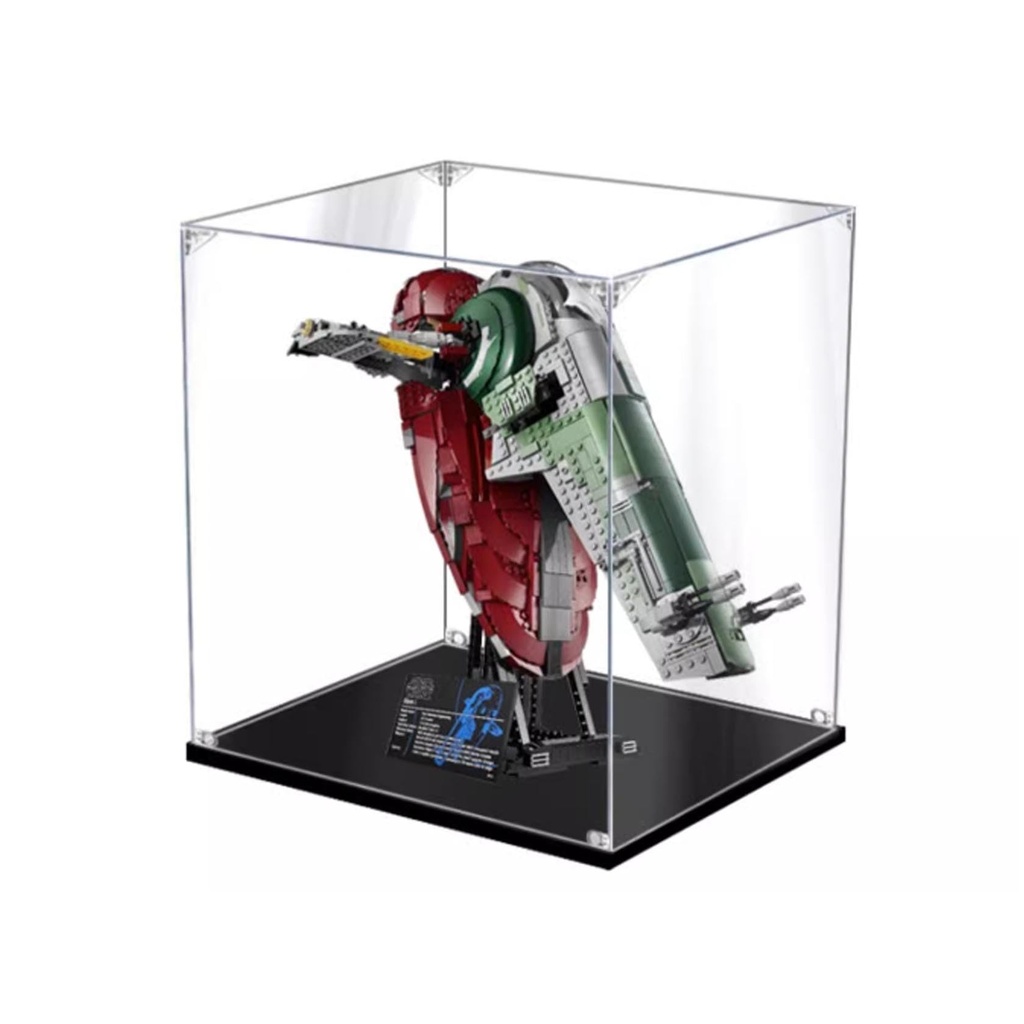 Transparent Acrylic display box for Lego 75060 Fighting model Dustproof Storage Display Box Model Not Included 3mm