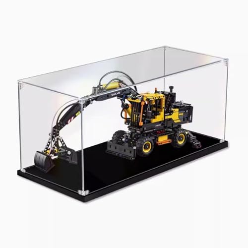 Transparent acrylic display box for Lego 42053 Excavator model collection dustproof display box display box only 3mm