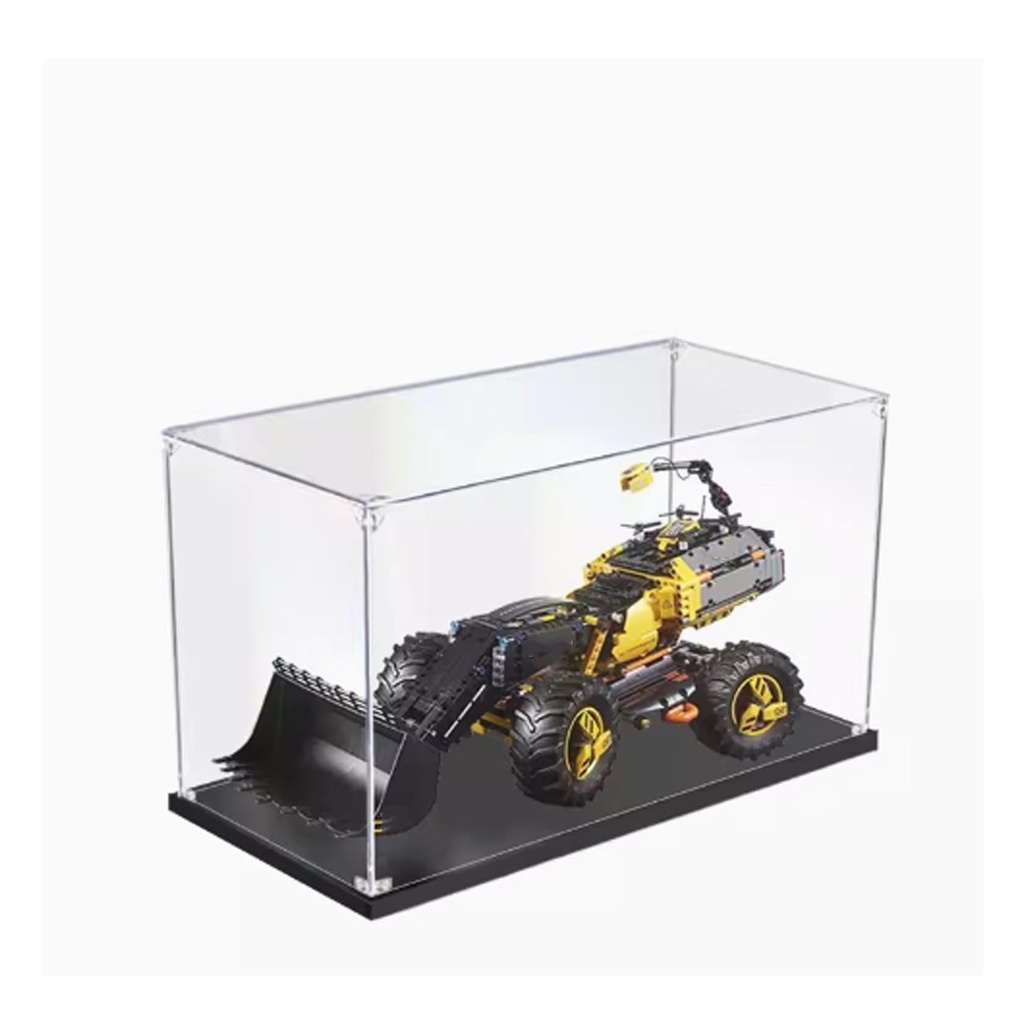 Acrylic display case For Lego 42081 Wheel Loaders model dustproof transparent acrylic display case storage box model not included 3mm