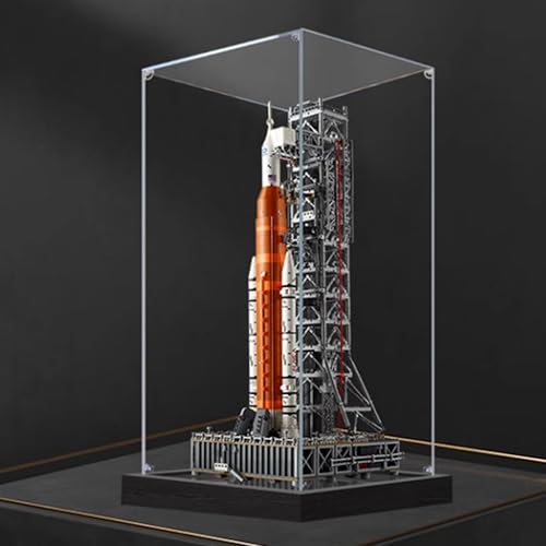 Acrylic Display Case Compatible with Lego 10341 Space Launch System Rocket Model Set Dustproof Transparent Display Case Storage Box Display Case Only 3mm