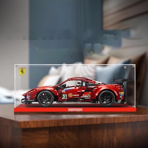 Acrylic Display Cases Box Suitable for Lego 42125 Sports Racing Carshowbox Used for Model Display Dustproof Collectible Storage Model Not Included 3mm transparent B