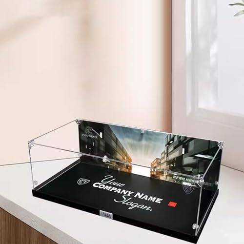 Acrylic Display Case Box Suitable for Lego 42156 9X8 Super carDisplay box Used for Model display dustproof collectible Storage Model not included 3mm background