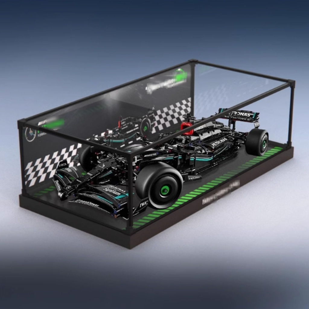 Acrylic Display Box Compatible with Lego 42171 Racing Organizer Transparent Box for 42171 Display Box Box Only Painted Background