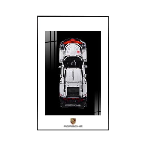 BoHeart Acrylic Display Wallboard for Lego 42096for RacingCompatible with 42096 Racing Only Display WallboardNo Model