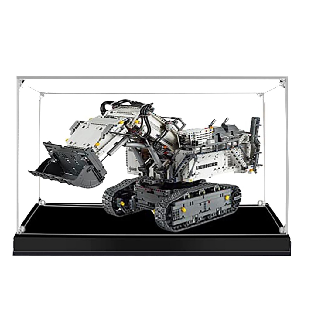 Acrylic Display Case for Lego 42100 Dustproof Clear Display Box Showcase for R9800 Excavator Model is NOT Included Transparent 3mm