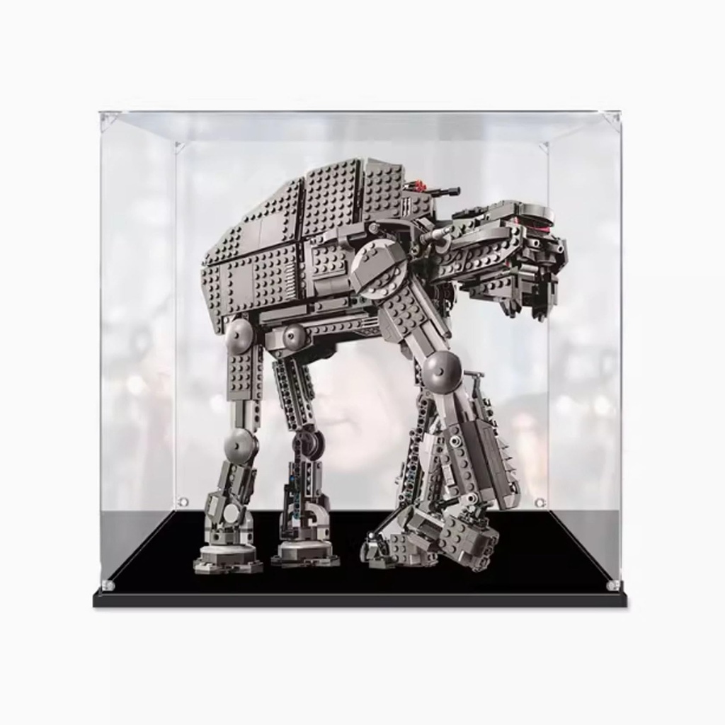 Transparent acrylic display box for Lego 75189 Heavy Assault Walking Mech model collection dustproof display box display box only 3mm