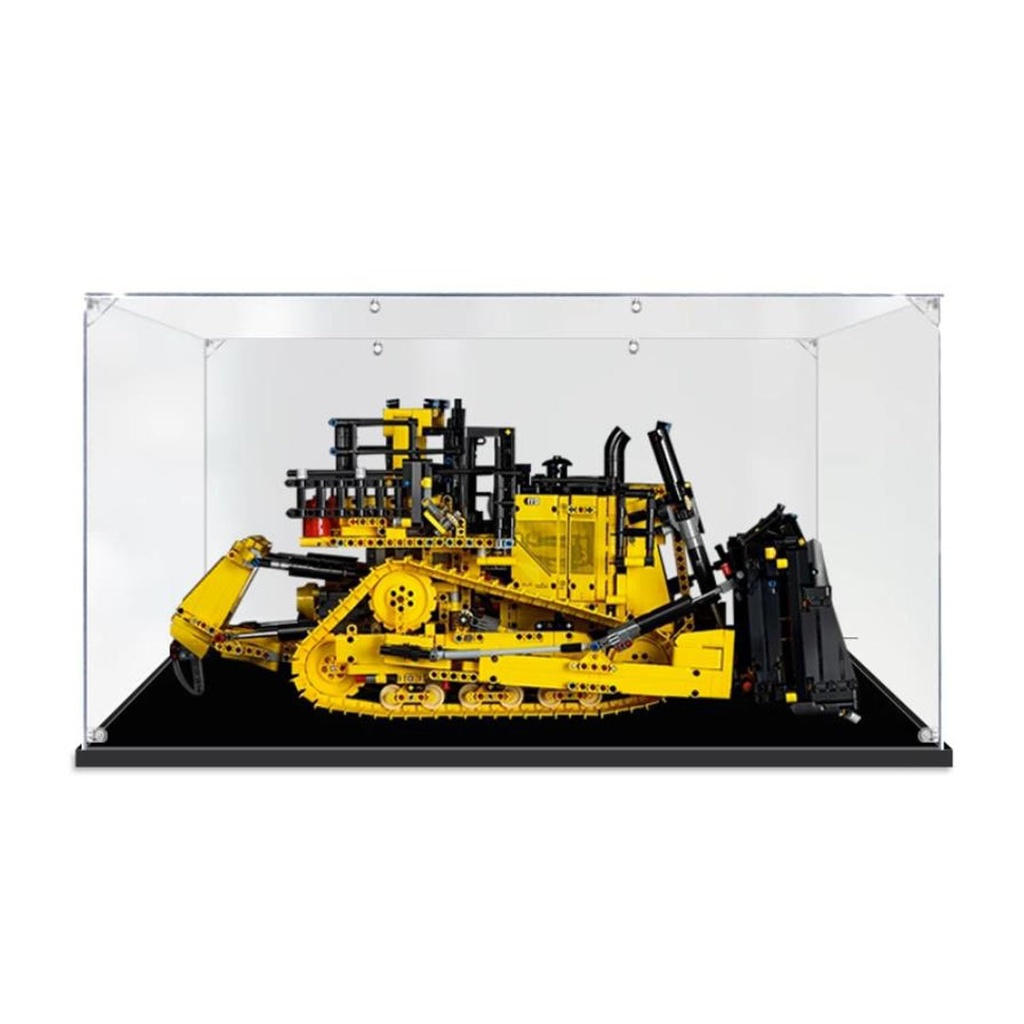 Acrylic Display Case for Lego Cat D11 Bulldozer 42131 Model Dustproof AntiUV Storage Box Ideal for Collectors 2mm Transparent