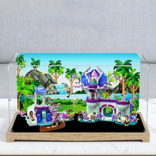 Transparent Acrylic Display Casefor Lego 43215 Magic Treehouse Model Clear BoxStorage BoxDisplay BoxCompatible with 43215 Model Display Box only Log Color