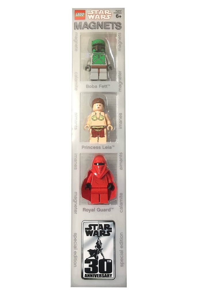 LEGO Star Wars Magnets Boba Fett Princess Leia Royal Guard