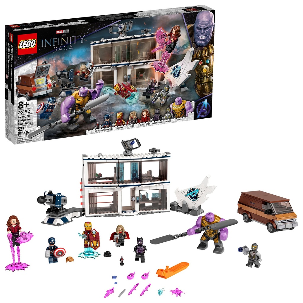 LEGO Marvel Avengers Endgame Final Battle 76192 Collectible Building Kit Battle Scene at The Avengers Compound 2021 527 Pieces