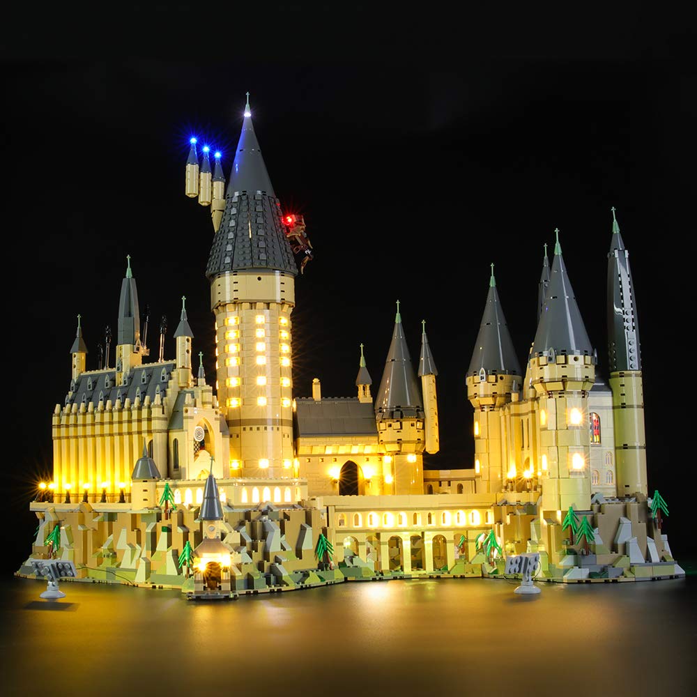 BRIKSMAX Led Lighting Kit for Harry Potter Hogwarts Castle Compatible with 71043 Building Blocks Model Not Include the Lego Set