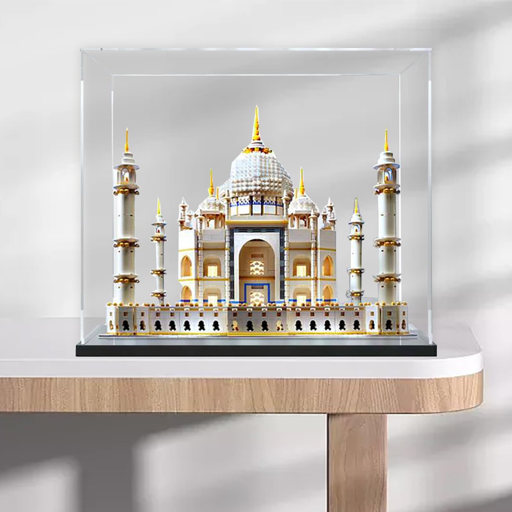 Acrylic Display Case for Lego 10256 Taj Mahal 3MM Acrylic Case for Lego Taj Mahal The Model NOT Included Black base